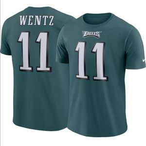 NFL Nike Eagles Carson Wentz T-Shirt Jersey NWT